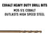 Drill America - GLBCOX63/32 3/32" x 6" Cobalt Aircraft Extension Drill Bit, GLBCO Series