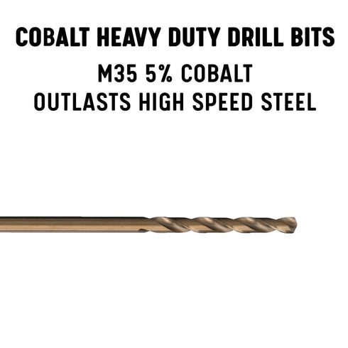 Drill America GLBCOX1218 #18 x 12" Cobalt Aircraft Extension Drill Bit - GLBCO Series