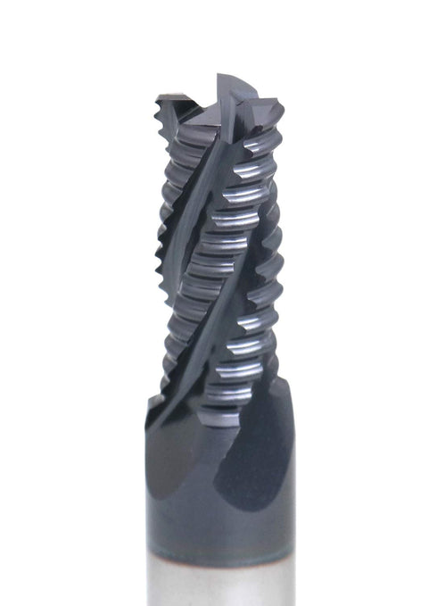 Accusize Industrial Tools 5/16'' by 3/8'' by 3/4'' Flt Length, 4 Flute M42 8% Cobalt Tialn Roughing End Mill