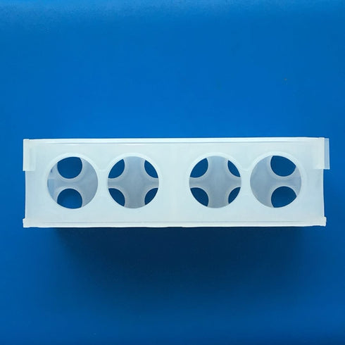 4 Way Plastic Test Tube Rack (White)