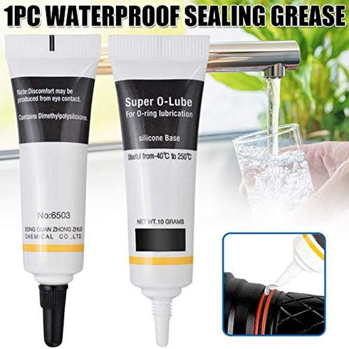 10g VALINK Waterproof Food Grade Silicone Lubricant Grease for O Rings Ring Faucet Plumbers New
