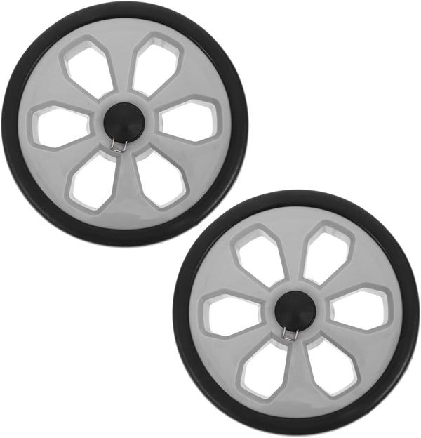 DOITOOL Shopping Cart Wheels Replacement Set of 2 Heavy Duty 7.87 Inch