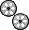 DOITOOL Shopping Cart Wheels Replacement Set of 2 Heavy Duty 7.87 Inch