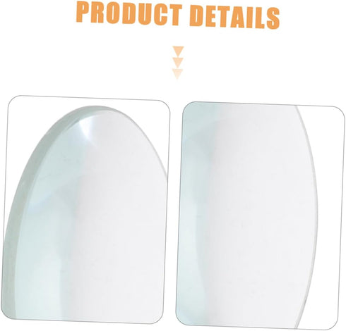 2pcs 30mm 50mm Double Convex Lens Diameter Focal Length Optical Glass for Physics Experiments and Educational Tools
