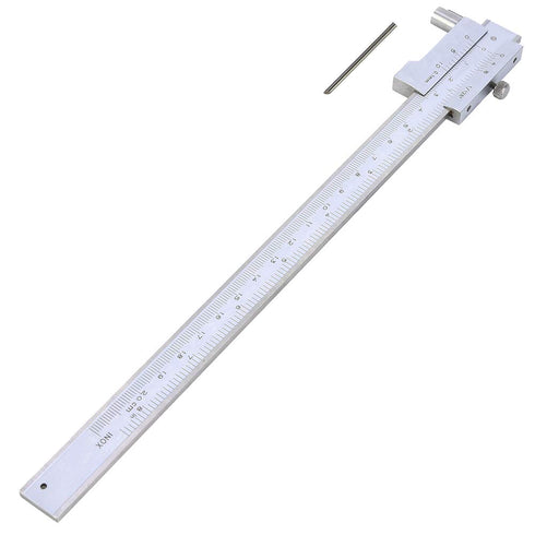 Vernier Caliper 200mm/8in Measuring Caliper Dual Calibration Inch/Metric Parallel Crossed Vernier Caliper Marking Gauge