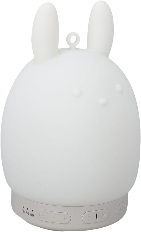 JTLB Speaker Night Light Dimmable 3 Brightness Levels Lamp Sound Machine with White