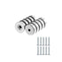 90LBS N52 Neodymium Cup Magnets with Countersunk Hole, 1.00" Diameter - 10