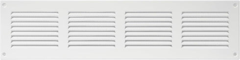 Vent Systems 16'' x 4'' Inch White Air Vent Cover, Metal Air Return Grill with Pest Guard Screen