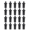 OHEETU 20Pcs Black Plastic Shutter Spring-Loaded Repair Pins Damper Replacement Plantation Shutters Repairing