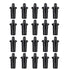 OHEETU 20Pcs Black Plastic Shutter Spring-Loaded Repair Pins Damper Replacement Plantation Shutters Repairing