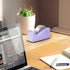 Purple Desktop Tape Dispenser, Weighted Non-Skid Base, Heavy Duty Cute Tape Dispenser for Office Packaging