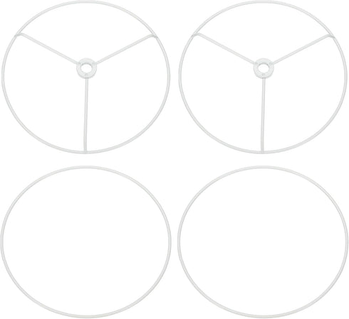 PATIKIL 7 Inch Lamp Shade Ring, 2 Set Metal Lamp Shade Frame