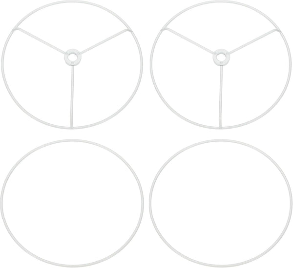 PATIKIL 7 Inch Lamp Shade Ring, 2 Set Metal Lamp Shade Frame