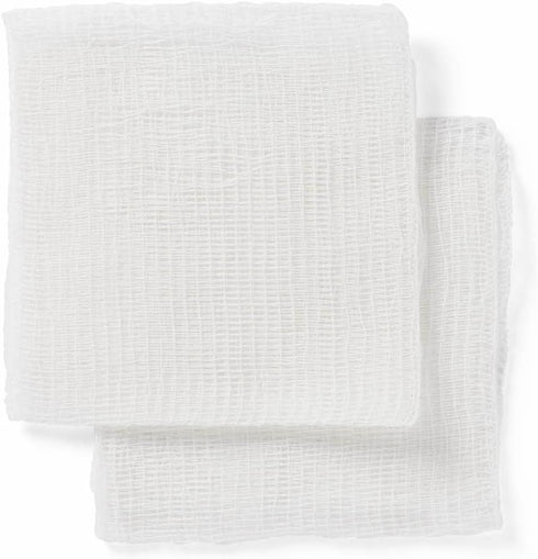 Medline Woven Gauze Sponges, Sterile, 12-Ply, 4 x 4 Inches, Box of 50