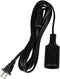 Zevnico 15 FT Hanging Light Socket with Cord, Black E26 Extension Cord with