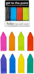 Get to the Point Magnetic Bookmarks, Earthtone Color Line Markers (1 Box of 20)