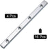 uxcell 4Pcs Straight Line Connector, 4.3inch Inside Joint Brackets with M5 Screws for 3030 Series Aluminum Extrusion