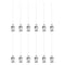 12pcs 30Gauge Stainless Steel Dispensing Needles, 1 1/2" Blunt Tips Luer Lock for Thick Liquids, Lab Use