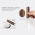FR.Tooc 2PCS) Wall Sconces, Smart Portable Sensor Night Light Wood USB Rechargeable Magnetic Night Light for Bedroom