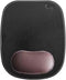 Ergonomic Leather Mouse Pad Mat with Wrist Support, Non-Slip Rubber Base for Gaming Office