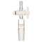 Vacuum Flow Control Adapter, Lab Glass Adapter with PTFE Stopcock, 24/40 Joint for Lab Supply