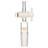 Vacuum Flow Control Adapter, Lab Glass Adapter with PTFE Stopcock, 24/40 Joint for Lab Supply