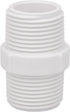 20 Pack 3/4 Inch PVC Nipple Male Thread Coupling Adapter for Plumbing Pipe Fitting