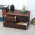 Wood Desktop Organizer, Wooden Storage Cabinet with 3 Drawers for Home Office Supplies, 13 * 9 * 6in