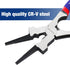 WORKPRO 8" Welding Pliers, Multi-Functional CR-V Steel for Welding, Electrical, Mechanical Use