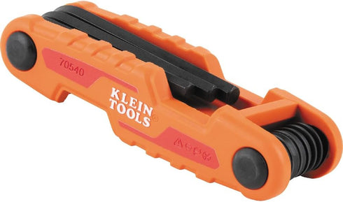 Cmpct Folding Hex Key Set, SAE & Metric