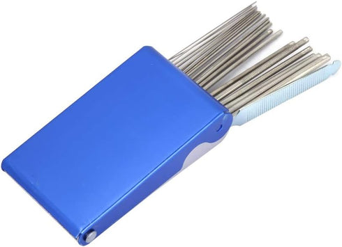 Solder Tip Cleaner Set, 21 Wires Stainless Steel Professional Torch Tip Cleaner for Gas Orifices