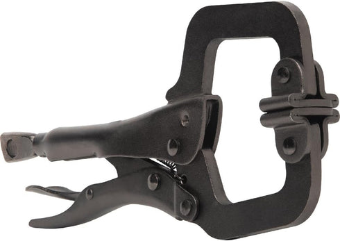 Klein Tools 38620 C-Clamp Locking Pliers with Swivel Pad Jaws, Adjustable Clamp for Home, Shop, Woodworking, 6-Inch