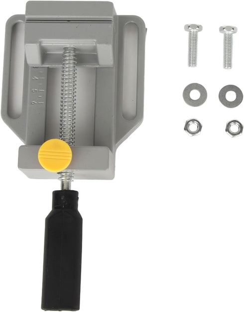 Garosa Drill Press Vise, Aluminum Alloy Mini Arrow Storage Case Bench Clamp for Drilling on Mini Mills, Lathes, CNC