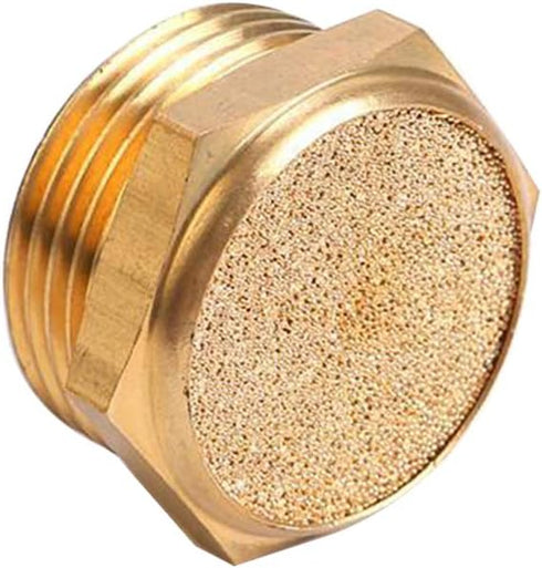 Beduan Sintered Bronze Pneumatic Exhaust Muffler, 3/8" NPT Male Air Silencer Fitting (Pack of 3) by beduan