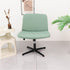 GHAKKE Armless Protector(09) Checkered Jacquard Criss Cross Chair Covers Stretch Chair Slipcovers Solid Color Office