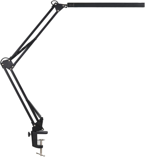 PSIVEN Dimmable (5 10-Level Dimmer) LED Architect Desk Lamp, Touch Control Metal Swing Arm Task Lamp, Eye Care Table