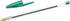 BIC Cristal Medium Smudge-free Ballpoint Pen, 1.0mm Tip, Green, Pack of 50