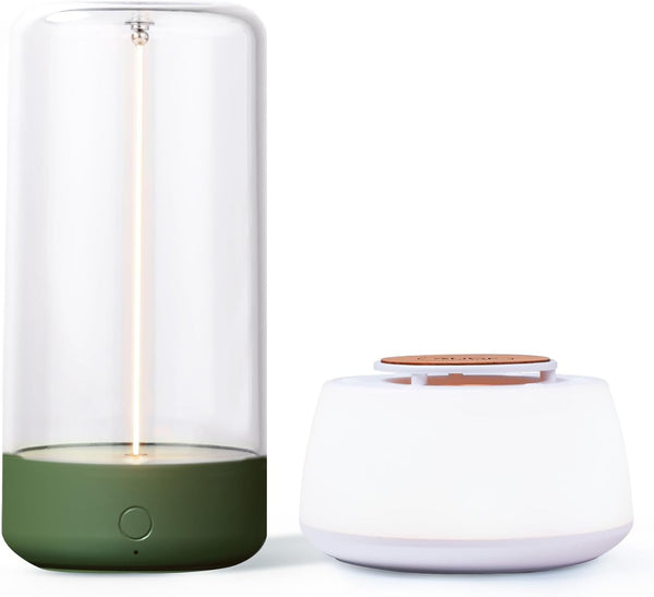 AUGE LIGHT Mini Minimalist Table Lamp with White Noise Sound Machine