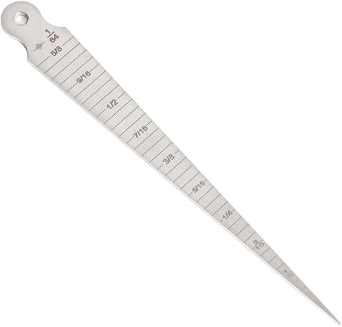 1-15mm/1/32-5/8 Stainless Taper Welding Gauge Test for Measuring Cylindrical Bores