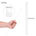 uxcell 10 Pcs White Plastic Rods, 8 x 250mm ABS Styrene Round Stick for DIY Toys Building and Model Making