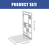 NUOBESTY Retro Decorative Iron Bookends for Desk and Shelf Sturdy Pattern Book Holders for Home Office Study Heavy-Duty