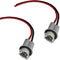 2PCS T15 Harness Pigtail Socket, 194 Bulb Socket Tail Light Wire Harness for GM Chevrolet