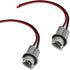 2PCS T15 Harness Pigtail Socket, 194 Bulb Socket Tail Light Wire Harness for GM Chevrolet