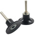BokWin 1 Pack 2 Inch 1/4 Inch Quick Change Disc Pad Holder, Disc Pad Holder Adapter with Shank, Black Rubber Design