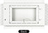 Zion Steel Return Air Grille 8" x 14" Flush Mount Stainless Steel Modern Wall Mount Air Vent