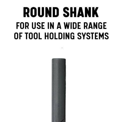 Drill America 1/4" High Speed Steel Heavy Duty Split Point Stub Drill Bit (Pack of 12), D/AST Series