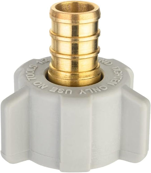 EFIELD Pex 1/2" Pex x 1/2" Female NPT Swivel Adapter, Pack of 2