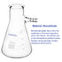 Glass 100 ml Heavy Wall Borosilicate Filtering Flask, Bolt Neck with Tubulation