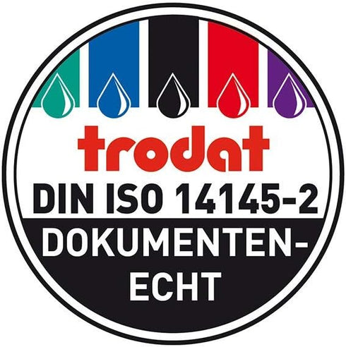Trodat 6/53/2 668476 Swop Pads Replacement Ink Pads - Red/Blue
