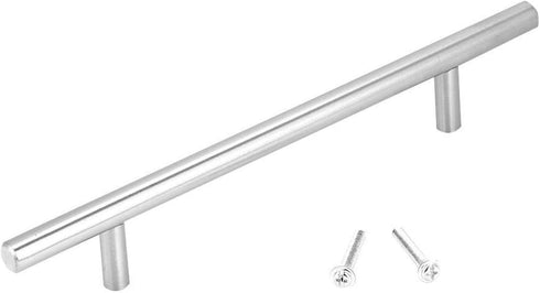 Cabinet Pulls, 201 Hollow Stainless Steel Modern Kitchen Door T Bar Handle for Cupboards Closet Drawer Furniture